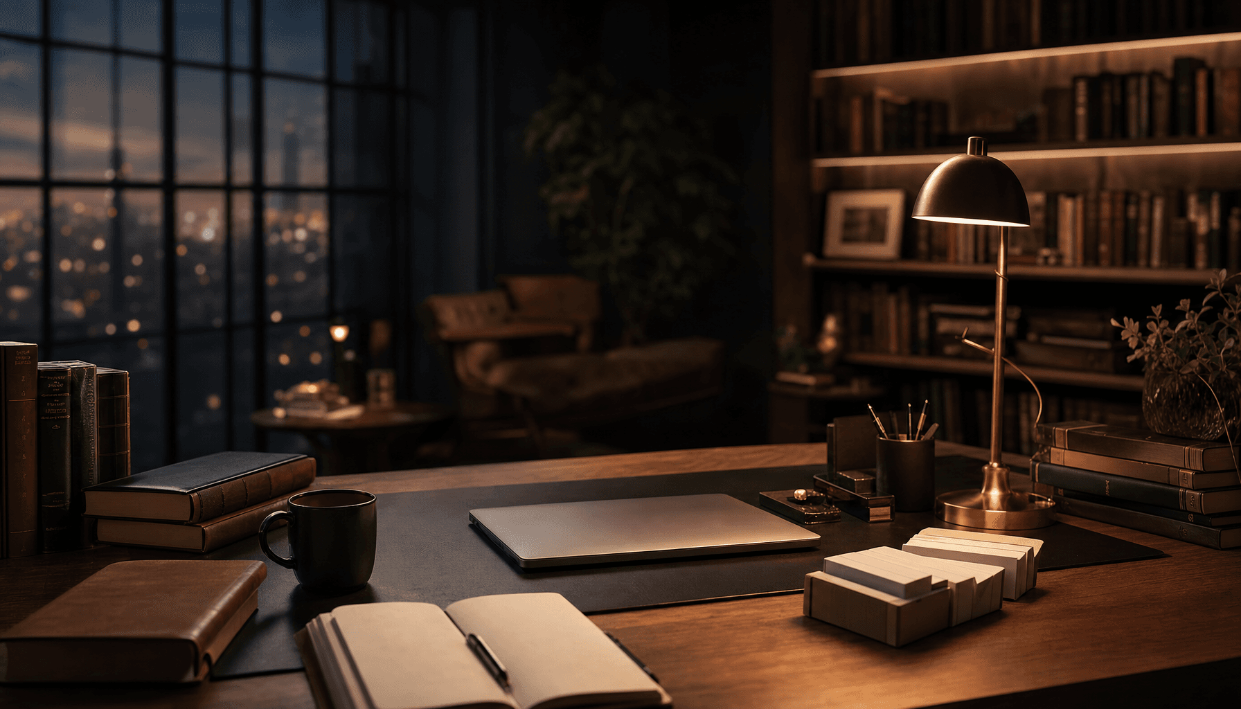 Workspace editorial pronto para publicar uma experiência de conhecimento com IA.